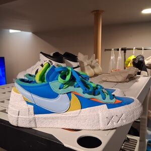 Nike Blue and Yellow Sneakers